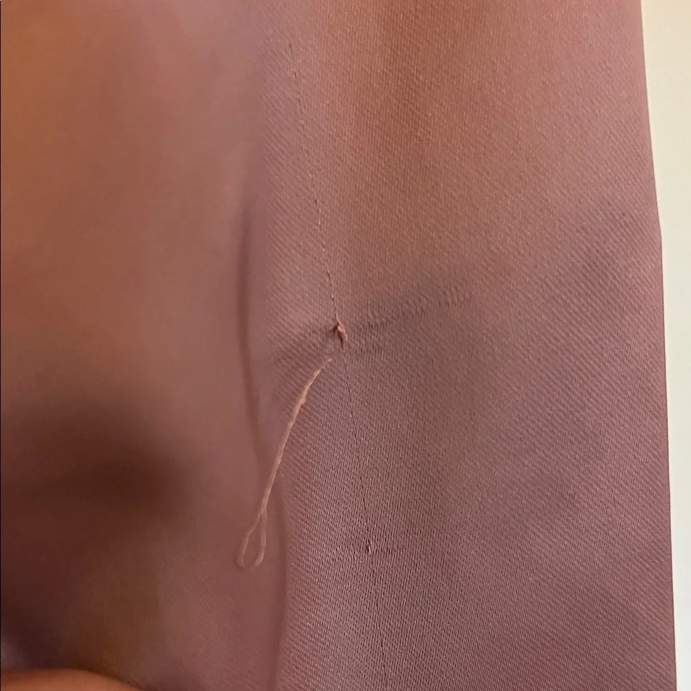 Satiny Dusty Pink Bomber Jacket - Picture 7 of 11